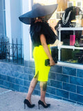 Neon Yellow skirt